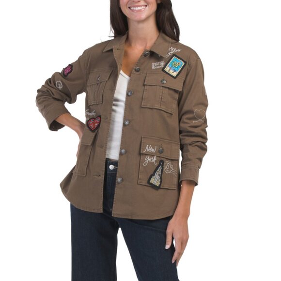 CINQ A SEPT Olive All Around The World Vera Jacket